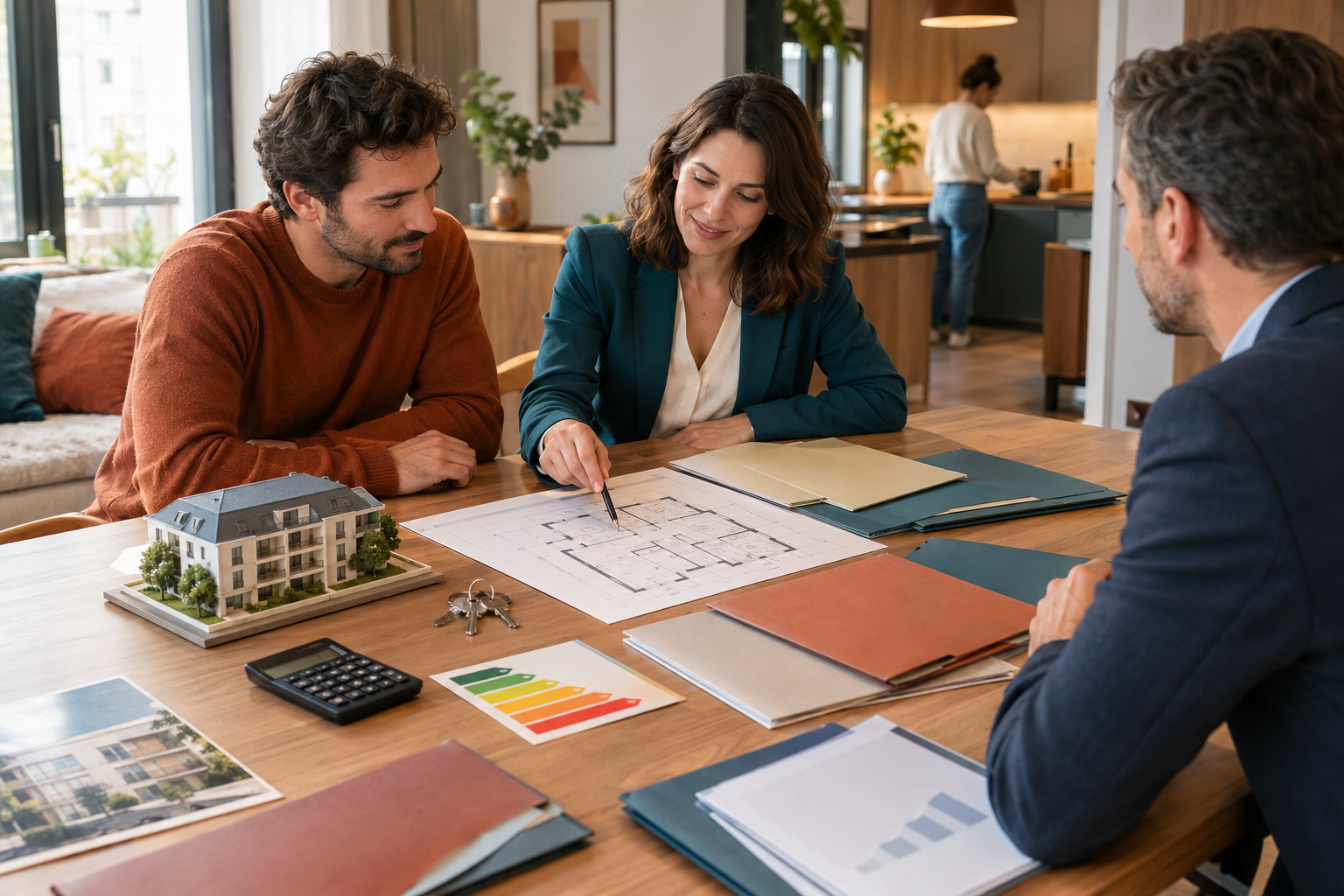 Locataire examinant une offre prioritaire d’achat du logement