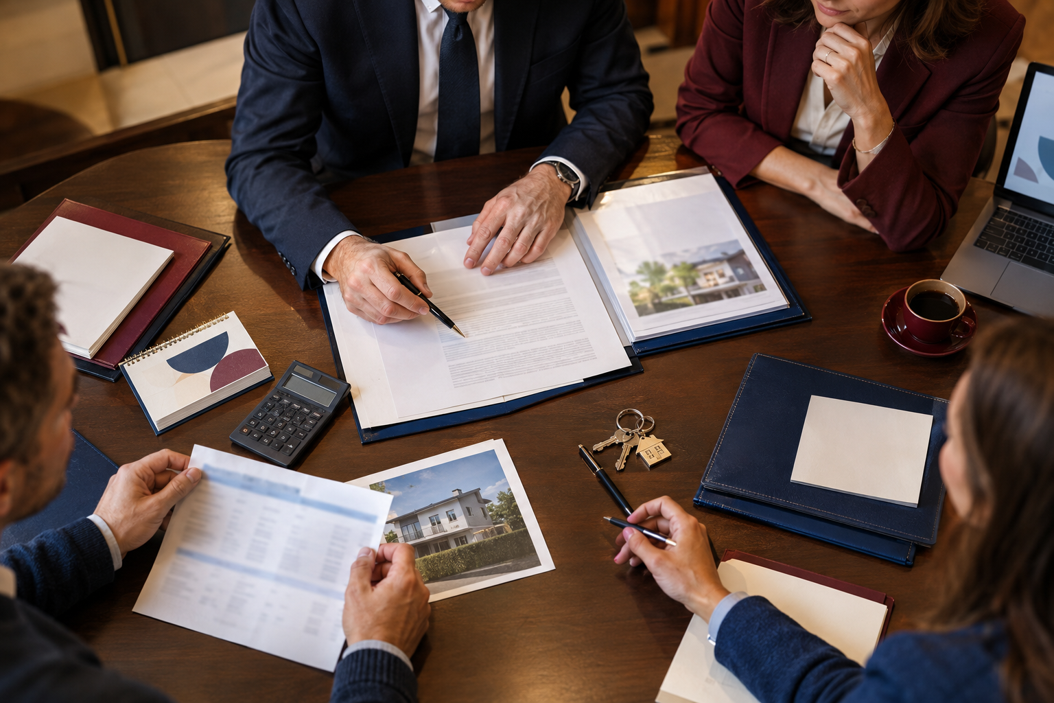 Remise des clés aux nouveaux propriétaires du logement